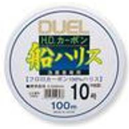 Duel Fluorocarbono H.d. Carbon Fune Leader 100 Blanco 0.370 mm