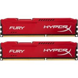 HyperX Fury Red DDR3 1600MHz 2x4GB (HX316C10FRK2/8)