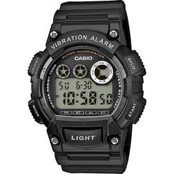 Casio W-735H-1A Resina correa color: Negro LCD Digital Hombre