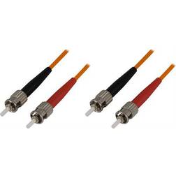 Deltaco Multimode OM1 62.5/125 ST - ST 5m