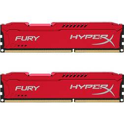 HyperX Fury Red DDR3 1600MHz 2x8GB (HX316C10FRK2/16)
