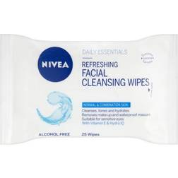 Nivea 3-in-1 Refreshing Cleansing Wipes 25-pack