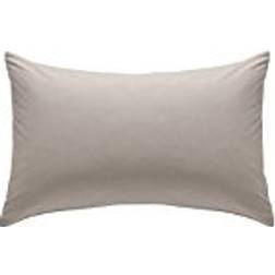 Catherine Lansfield Percale Housewife Pillow Case Natural, Beige (50x75cm)