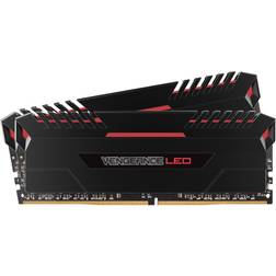 Corsair Vengeance Led Red DDR4 3000MHz 2x16GB (CMU32GX4M2C3000C15R)