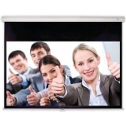 DELUXX Ecran de projection Manuel Advanced Slowmotion 16:9 Blanc Mat Polaro 170 x 95 cm