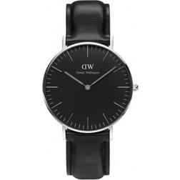 Daniel Wellington Dameshorloge Classic Black DW00100145 Zilver