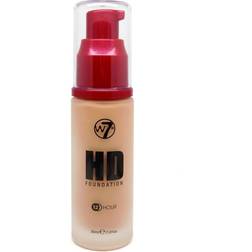 W7 HD Foundation Natural Beige