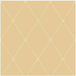 Cole & Son Tapete Georgian Rope Trellis von Ochre jaune/ocre