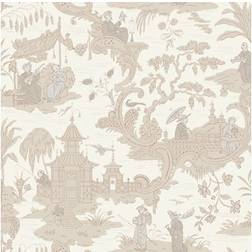 Cole & Son Tapete Chinese Toile von Neutral creme