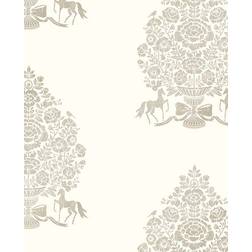 Intrade Florale Tapete Pip for President von Eijffinger 341050 blanc