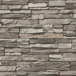 Tapetterminalen Tapetti A.S. Creation Best of Wood'n Stone II B T8331, harmaa