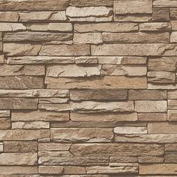 Tapetterminalen Tapetti A.S. Creation Best of Wood'n Stone II B T8332, ruskea