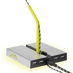 Xtrfy B1 Maus Bungee Mit LED Und USB-Hub - Silber