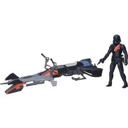 Hasbro Star Wars the Force Awakens 3.75" Vehicle Elite Speeder Bike B3718