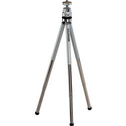 Cullmann Treppiede con Testa a 3 Movimenti Altezza Max 29.5 cm Nero e Argento 50004
