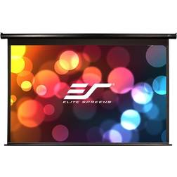 Elite Screens Schermo di Proiezione Motorizzato ELECTRIC84H Formato 16:9 Bianco, Nero