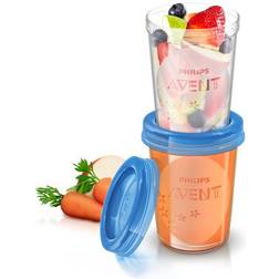 Philips AVENT SCF721/20 Vasetti per la conservazione delle pappe 10x 240ml, 10x180ml