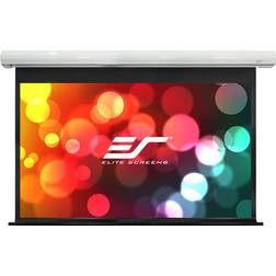 Elite Screens Saker Series Écran de projection montable au plafond, montable sur mur motorisé 230 V 120" (305 cm) 16:10 MaxWhite FG blanc