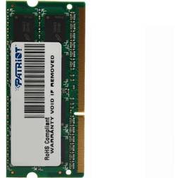 Patriot Memory 4GB PC3-12800 memoria 1 x 4 GB DDR3 1600 MHz