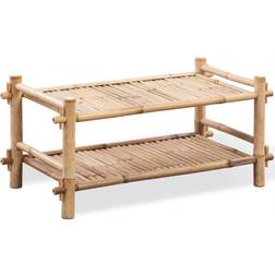 vidaXL Bamboo 2 Floors Skoställ 80x36cm