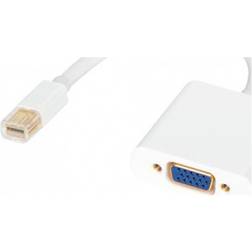 Qnect VGA - DisplayPort Mini M-F 0.1m
