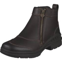 Ariat Bottines À Zip Latéral Cuir Femme Barnyard - Marron