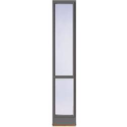 Leksandsdörren Med post Sidoljus Cotswoldglas S 6000-N V (30x200cm)
