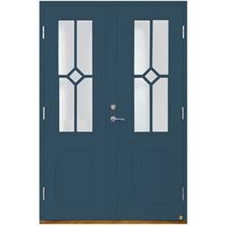Leksandsdörren Brenäs Ytterdörr Klarglas S 6020-B V (130x210cm)