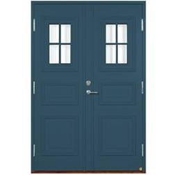 Leksandsdörren Rönnäs Ytterdörr Klarglas S 6020-B V (130x210cm)