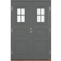 Leksandsdörren Rönnäs Ytterdörr Klarglas S 6000-N V (130x200cm)