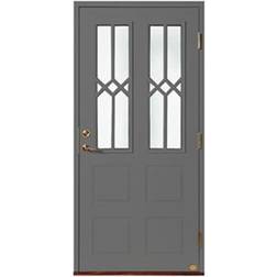 Leksandsdörren Styrsjöbo Ytterdörr Klarglas S 6000-N V (90x210cm)