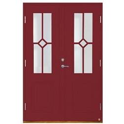 Leksandsdörren Brenäs Ytterdörr Klarglas S 4050-R H (140x210cm)