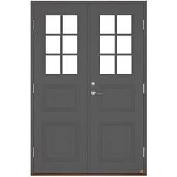 Leksandsdörren Siljansnäs Ytterdörr Klarglas S 6000-N V (130x200cm)
