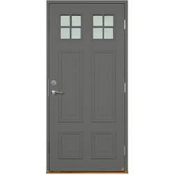 Leksandsdörren Skeberg Ytterdörr Klarglas S 6000-N H (90x210cm)