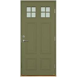 Leksandsdörren Skeberg Ytterdörr Klarglas S 5020-G70Y V (90x200cm)