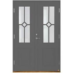Leksandsdörren Brenäs Ytterdörr Klarglas S 6000-N V (140x200cm)