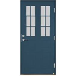 Leksandsdörren Åsleden Ytterdörr Klarglas S 6020-B V (90x200cm)