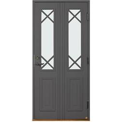 Leksandsdörren Klockarberg Ytterdörr Klarglas S 6000-N H (100x210cm)