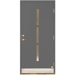 Leksandsdörren Romma Ytterdörr Klarglas S 6000-N V (90x210cm)
