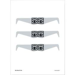 Olle Eksell Ögon Cacao 1956 Glasses Poster 50x70cm