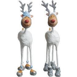 Medusa Copenhagen Mr & Mrs Rudolf 2007 White Julepynt 17cm 2st