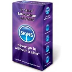 Skins Préservatifs Extra Large 12 pcs Transparent