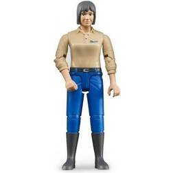 Bruder 60408 Donna Pelle Chiara Con Blue Jeans