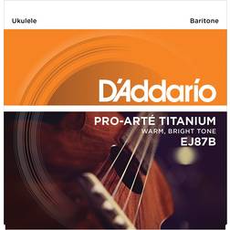 D'Addario EJ87B Titanio Baritone Ukulele cuerdas