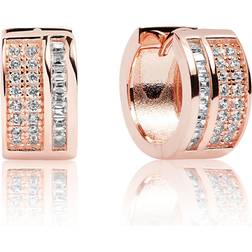 Sif Jakobs Corte Piccolo Earrings - Rose Gold/Transparent