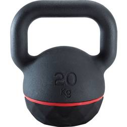 Domyos Kettlebell gietijzer met rubberen basis 20 kg