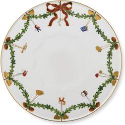 Royal Copenhagen Star Fluted Christmas Cake Plate 32cm