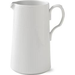 Royal Copenhagen Hvid Riflet Kande 1.5L