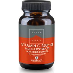 Terra Nova Vitamin C 250mg Multi-Ascorbate Complex (Non Acidic) 50 st