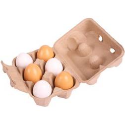 Bigjigs Ägg 6 st i kartong